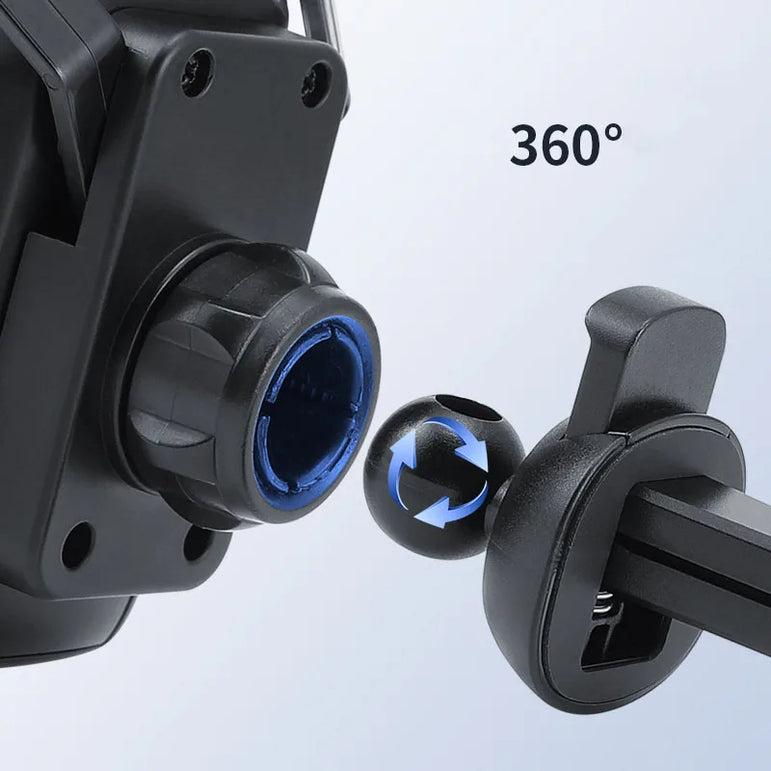 Racing Seat Vent Phone Holder | 360° Rotating Clip