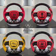 Dodge Challenger/charger/Chrysler Handcrafted Steering Wheel 2015-2024