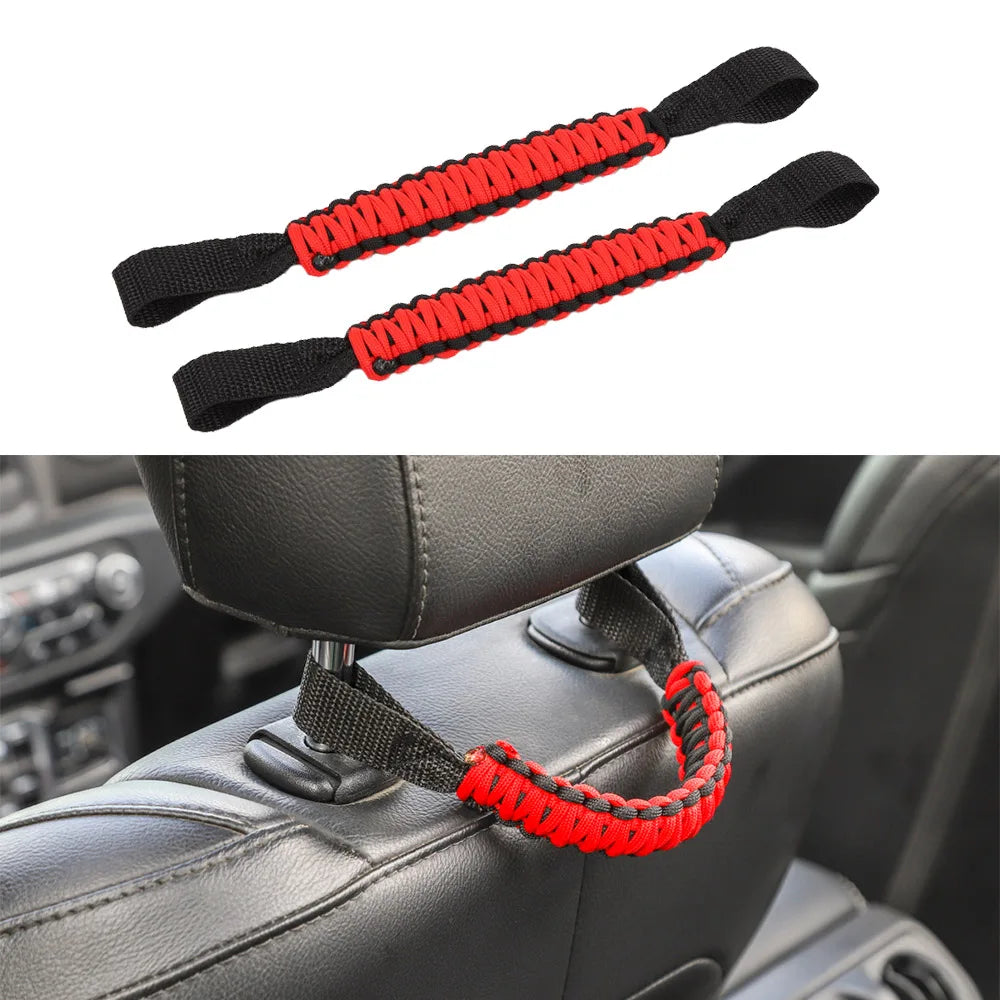 Jeep Wrangler Headrest Grab Handle (2018+ Fitment)