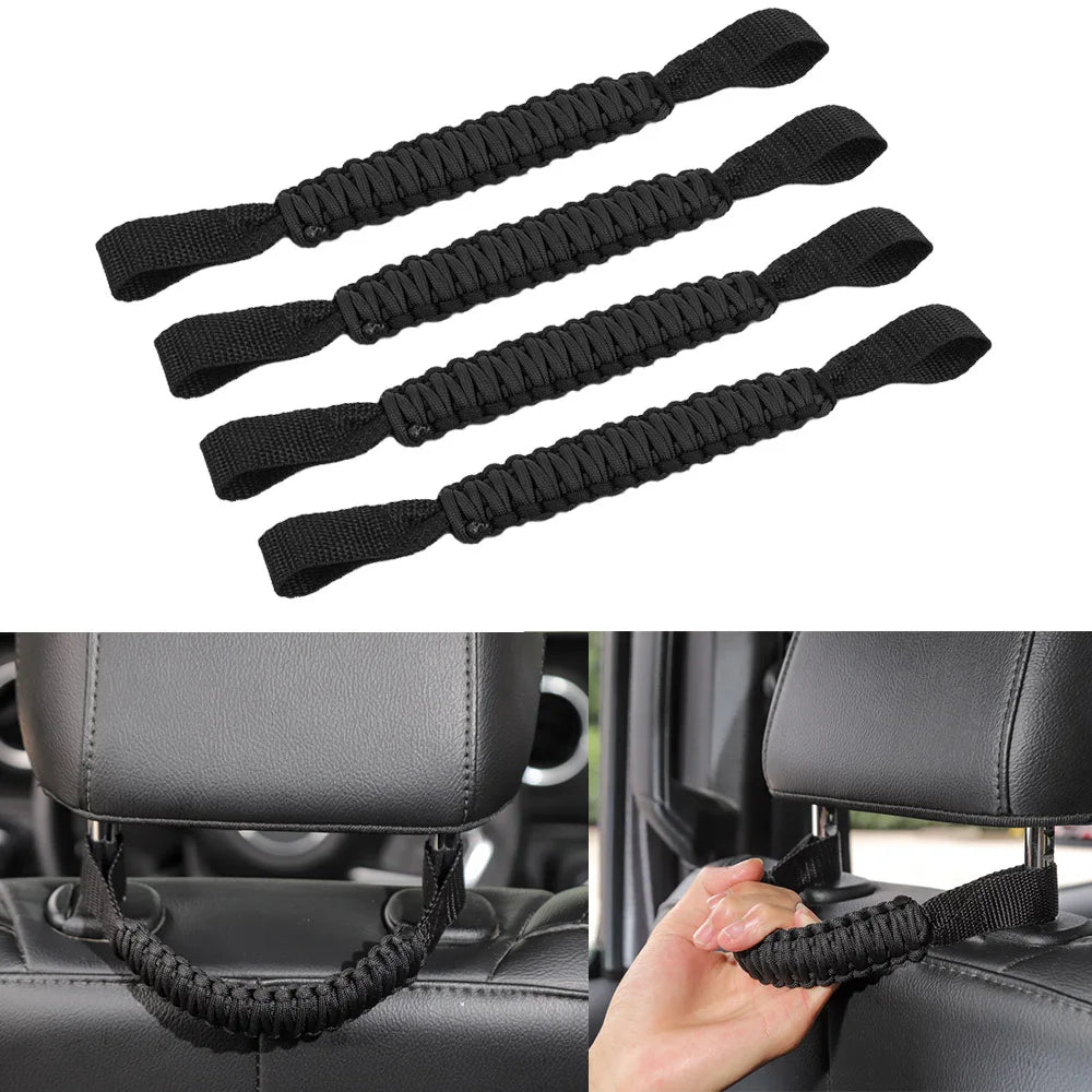 Jeep Wrangler Headrest Grab Handle (2018+ Fitment)