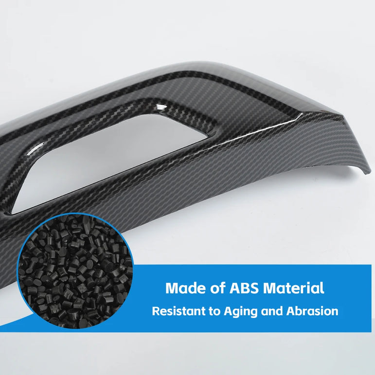 Carbon Fiber Grain Cabin Décor Kit | Mustang 2015–2023 (LHD)