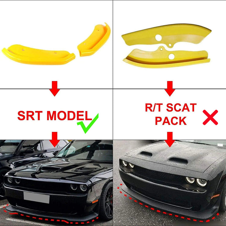 Front Bumper Splitter Lip Protector | Challenger 2015–2020
