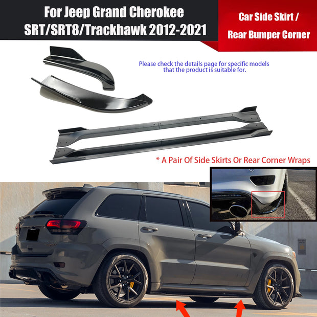 Side Skirt Extension Splitters | Grand Cherokee SRT / Trackhawk 2012–2021