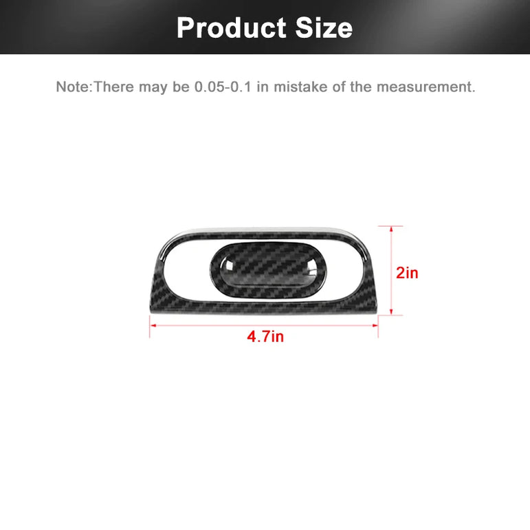 Carbon Fiber Center Console Décor | F-150 Raptor 2009–2014