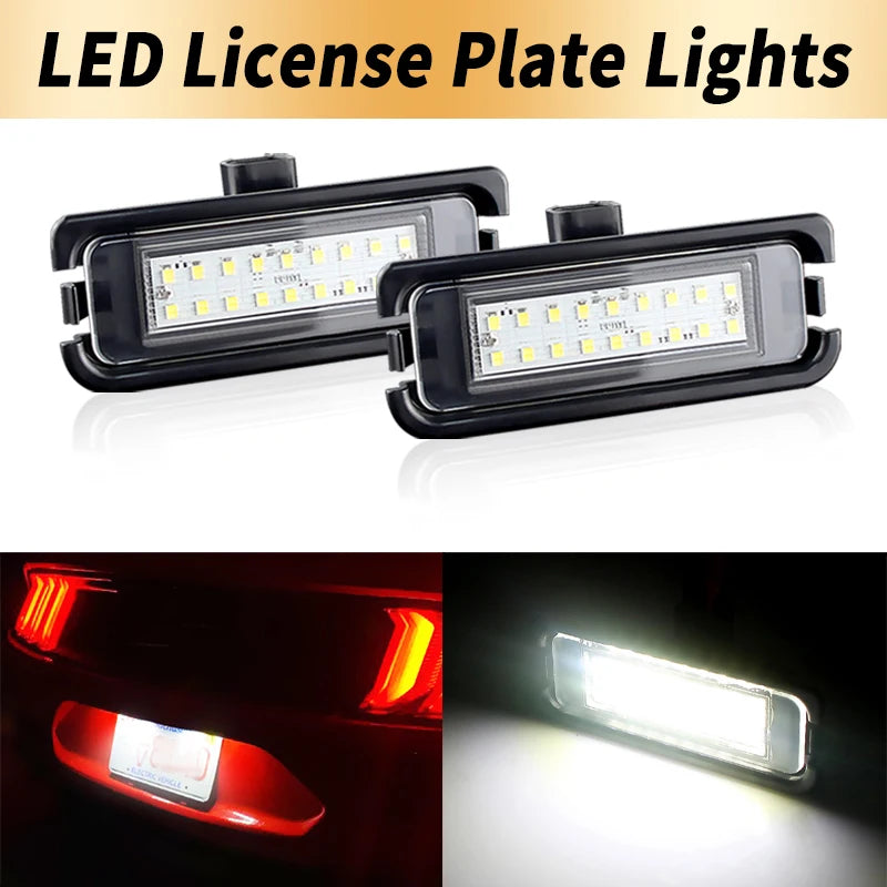 Mustang LED License Plate Light Kit (2015–2019 Fitment)