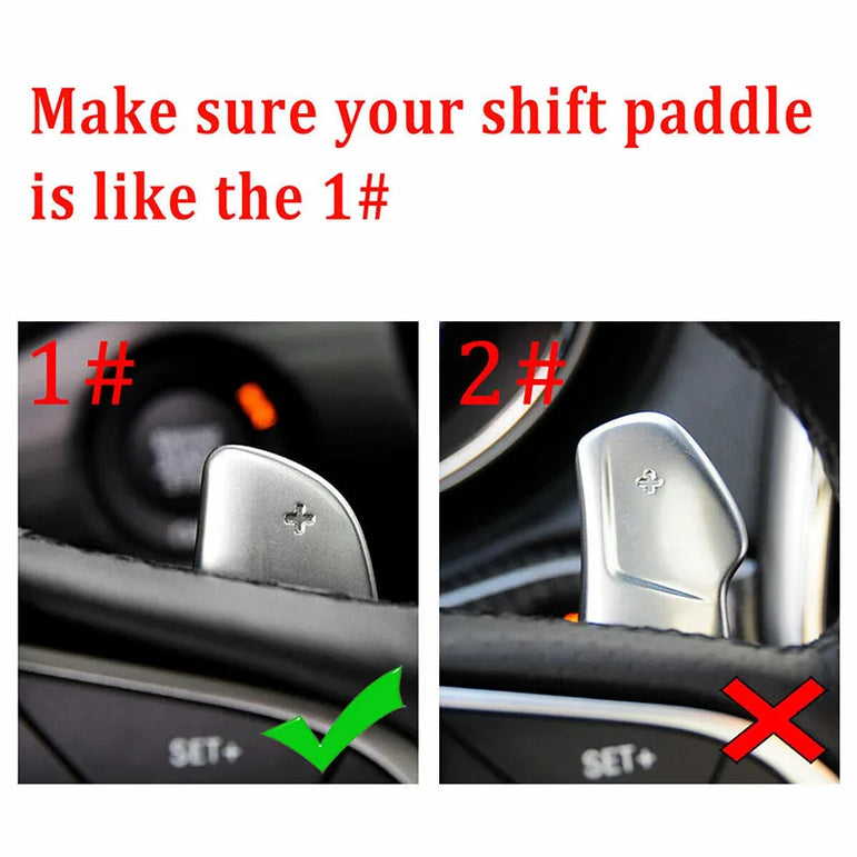 Aluminum Steering Wheel Paddle Extensions | Challenger & Charger 2015–2020