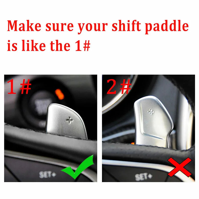 Aluminum Steering Wheel Paddle Extensions | Challenger & Charger 2015–2020