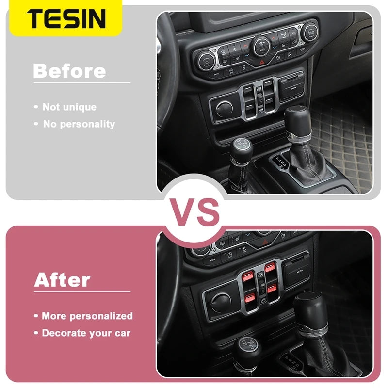 Window Lift Switch Décor Covers | Wrangler JL / Gladiator JT 2018+