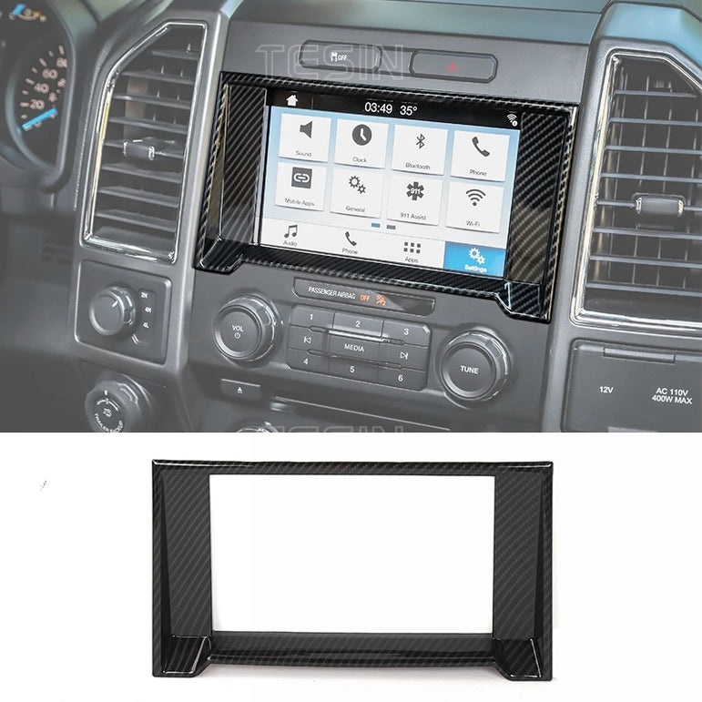 F-150 Center Console Carbon-Fiber Trim (2015–2020 Fitment)