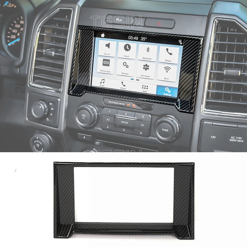 F-150 Center Console Carbon-Fiber Trim (2015–2020 Fitment)