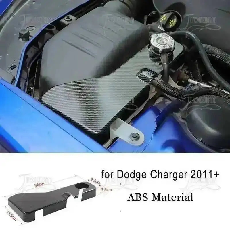 JIDIXIAN Car Interior Decoration Carbon Fiber Cover Fit for Dodge Charger  2015-2023