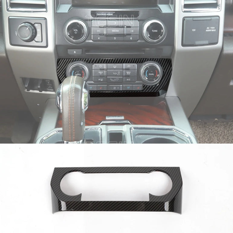 F-150 Center Console Carbon-Fiber Trim (2015–2020 Fitment)