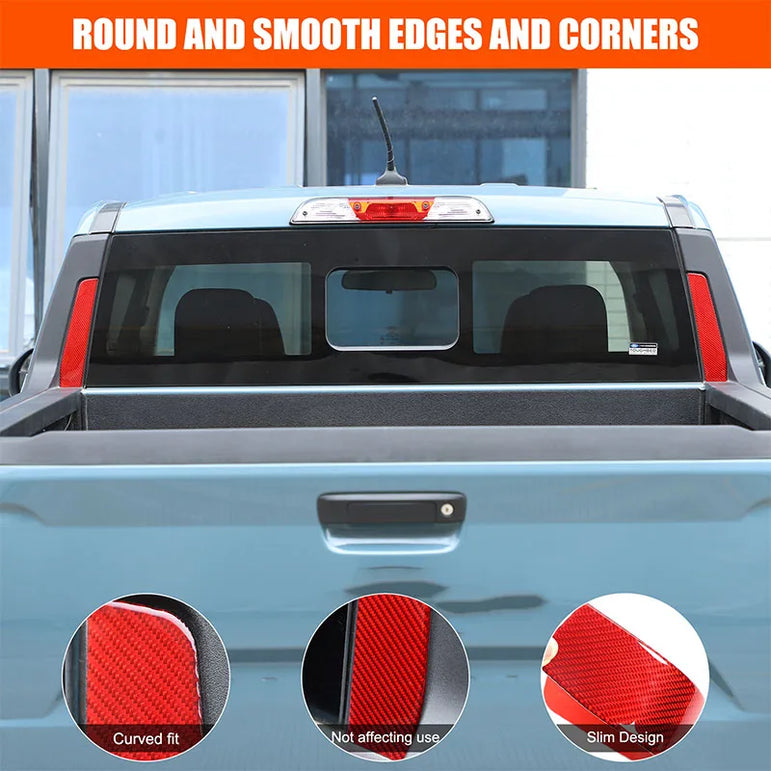 Carbon Fiber Rear Pillar / Spoiler Trim | Maverick 2022–2025