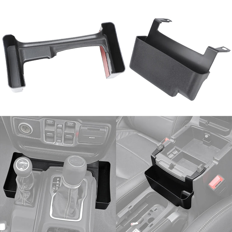 Gear Shift Storage Tray / Armrest Organizer | Wrangler JL / Gladiator JT 2018–2026