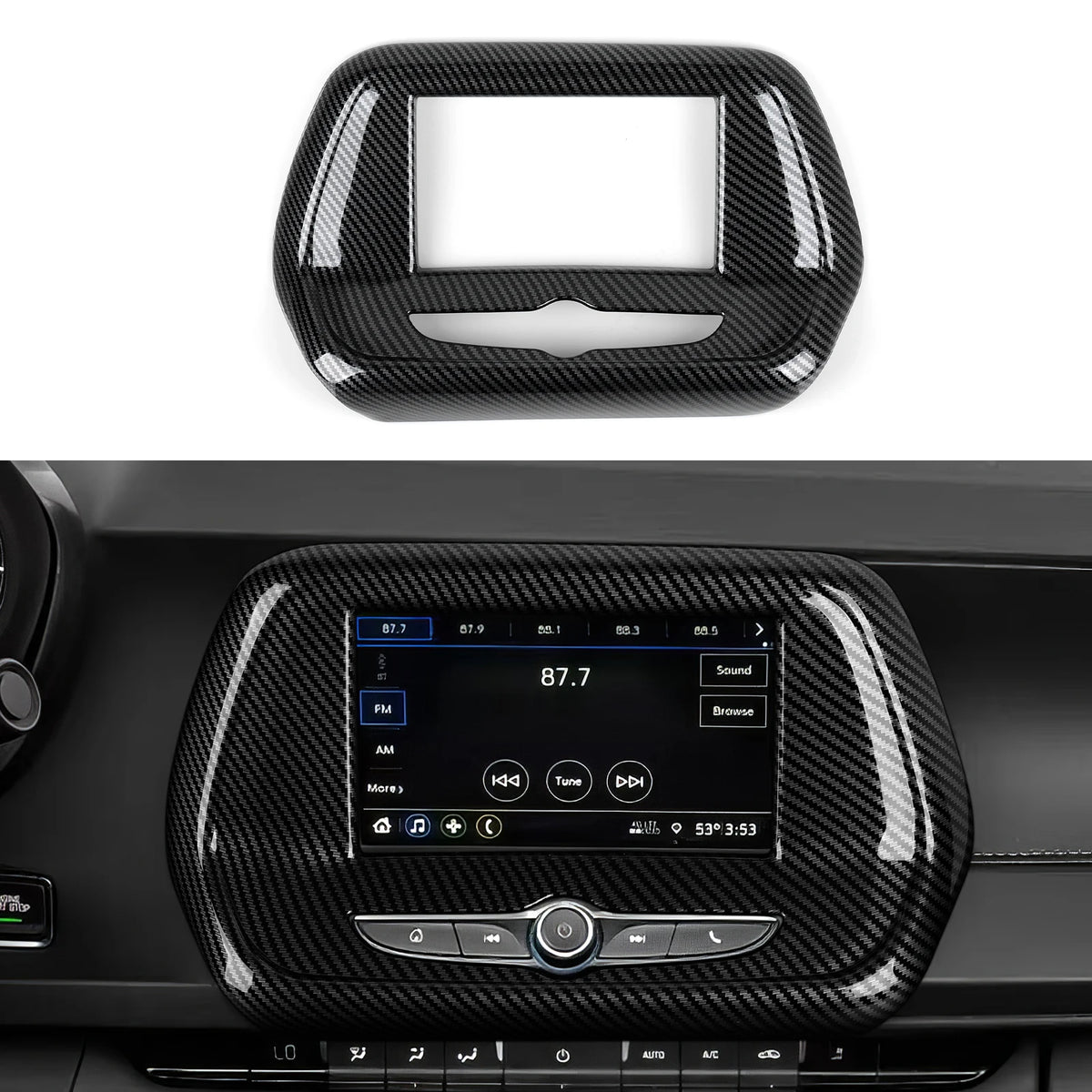 Carbon Fiber Steering Wheel Button Panel Cover | Camaro ZL1 2016+