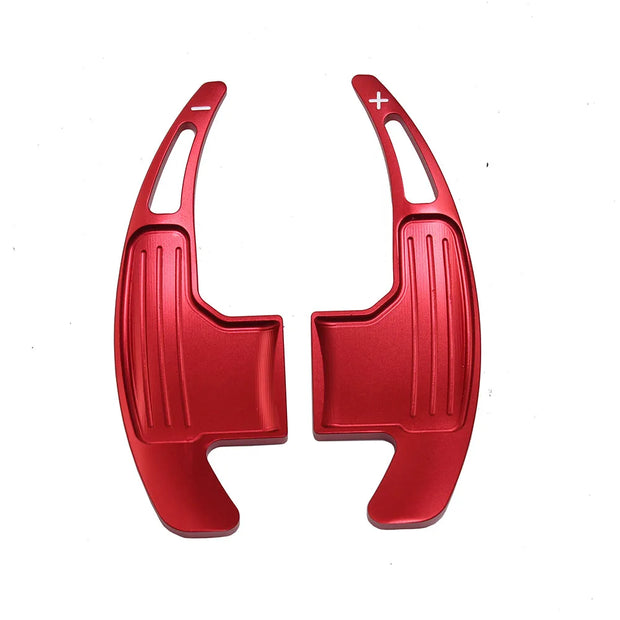 For Ford Mustang 2015 2016 2017 2018 2019 Aluminum /Carbon Fiber Steering Wheel Shift Paddles Extension Shifters Gear Kit