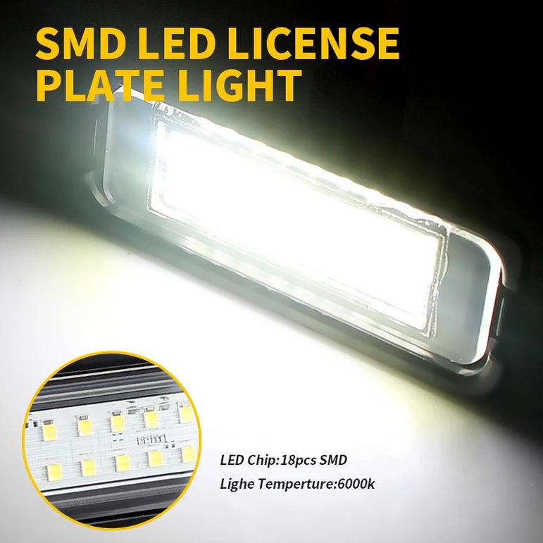 Mustang LED License Plate Light Kit (2015–2019 Fitment)