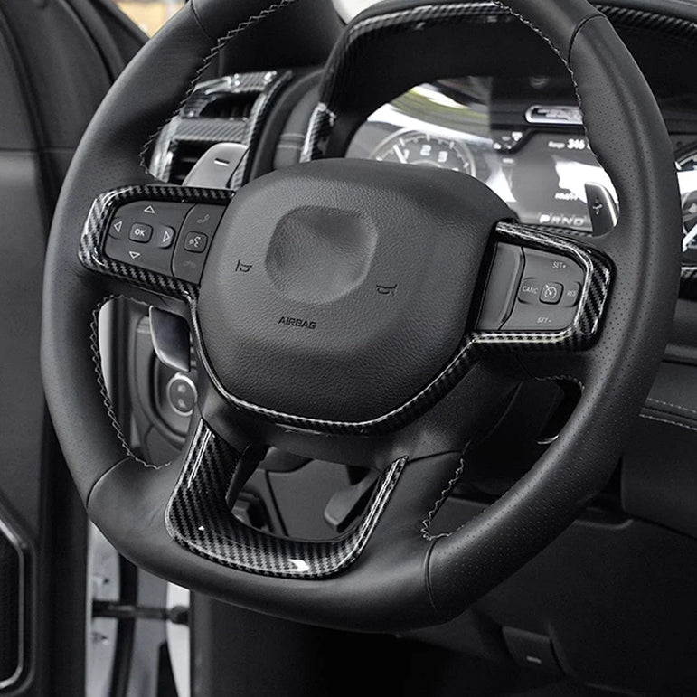 Carbon Grain Rear Cup Holder Frame | Ram 1500 TRX 2023–2025
