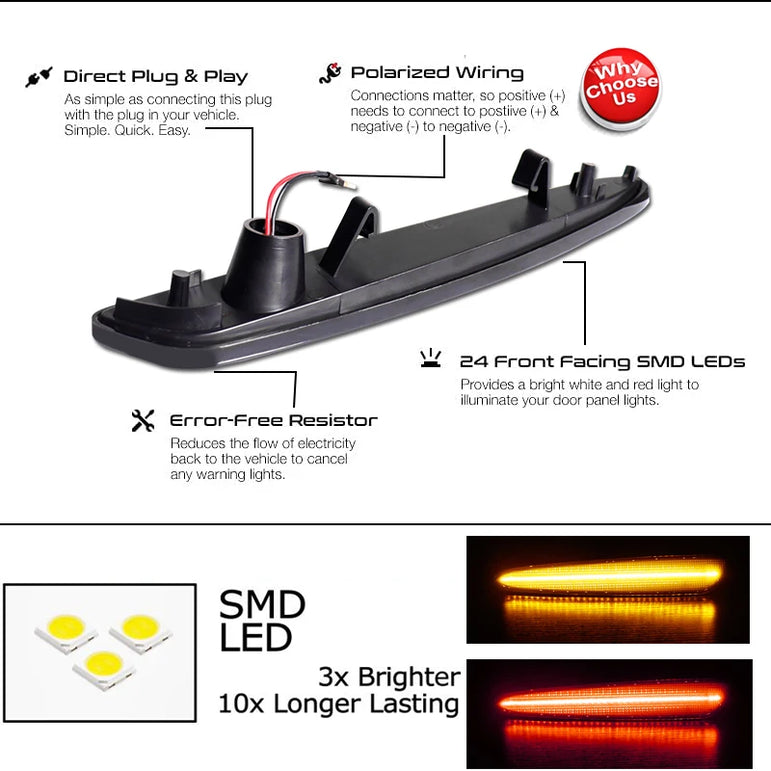 LED Side Marker Lights | Corvette C6 2005–2013