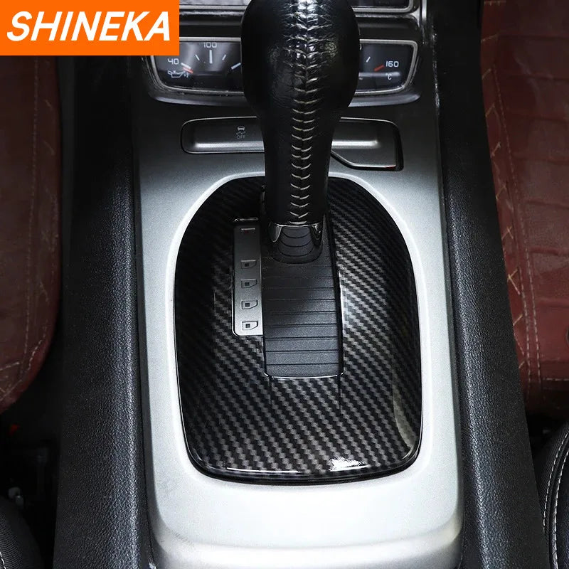 Carbon Fiber Gear Shift Panel Cover | Camaro 2010–2015