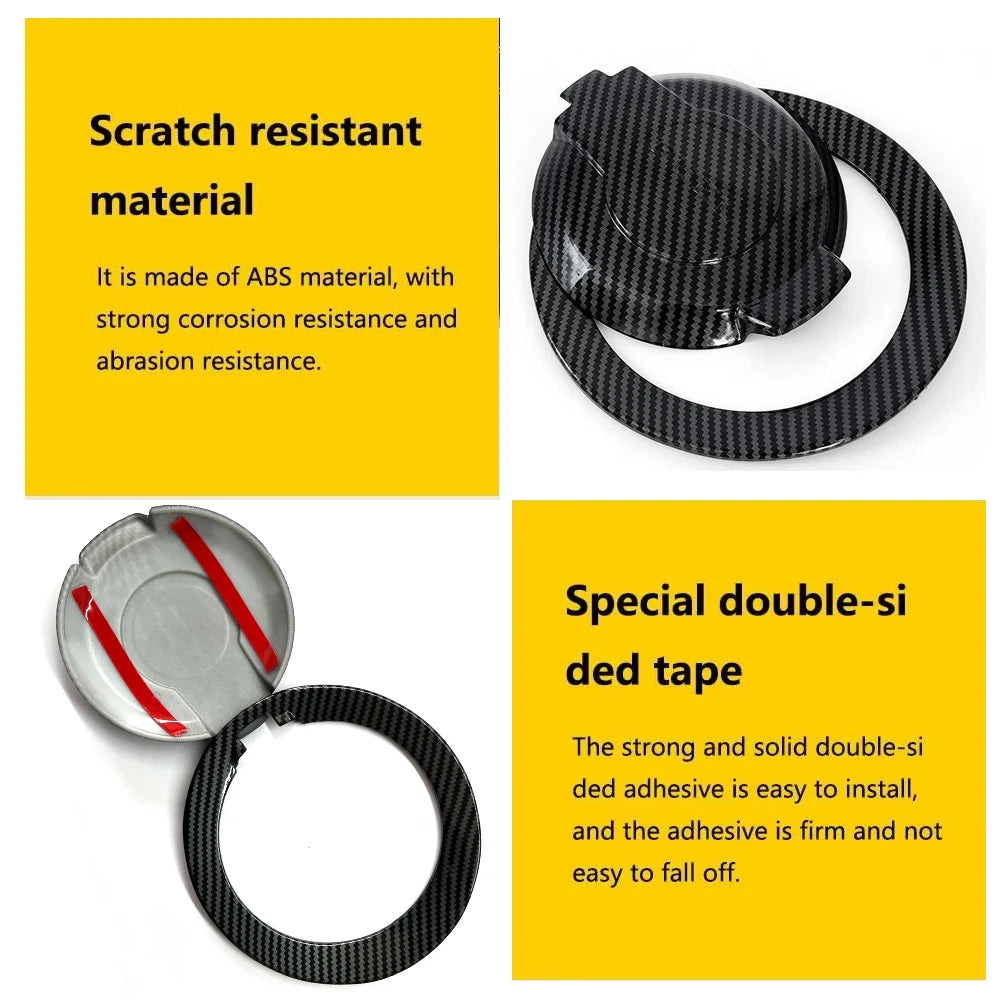 Challenger Carbon-Fiber Fuel Door Cover