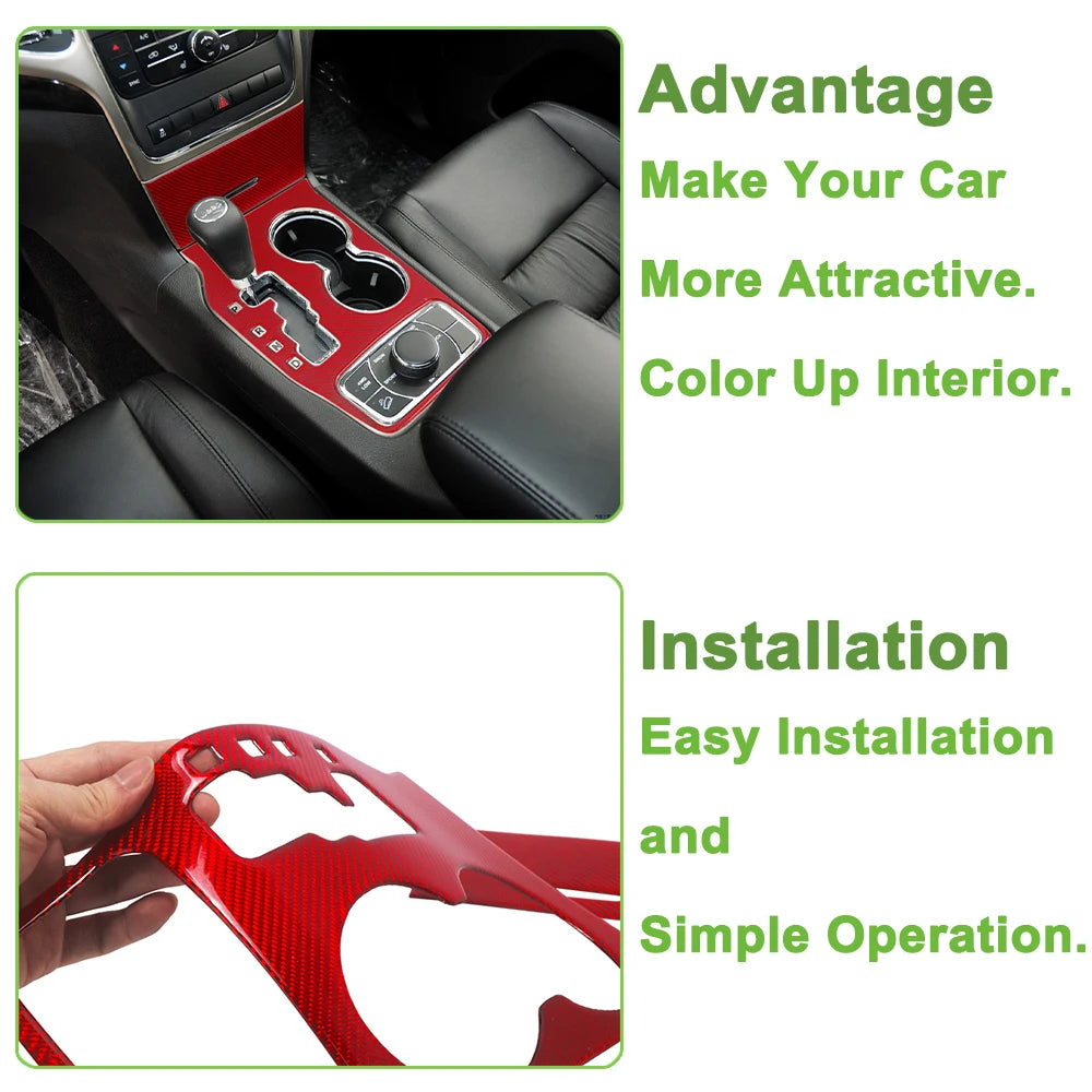 Gear Shift / Cup Holder Panel Décor | Grand Cherokee / Trackhawk 2011–2021