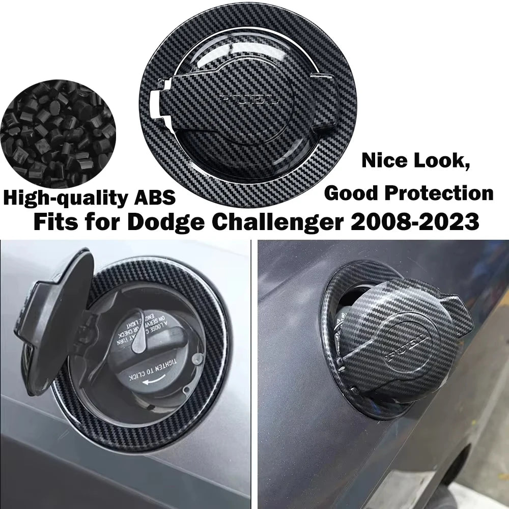 Challenger Carbon-Fiber Fuel Door Cover