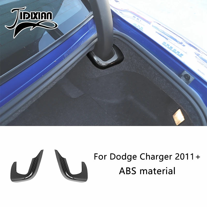 JIDIXIAN Car Interior Decoration Carbon Fiber Cover Fit for Dodge Charger  2015-2023