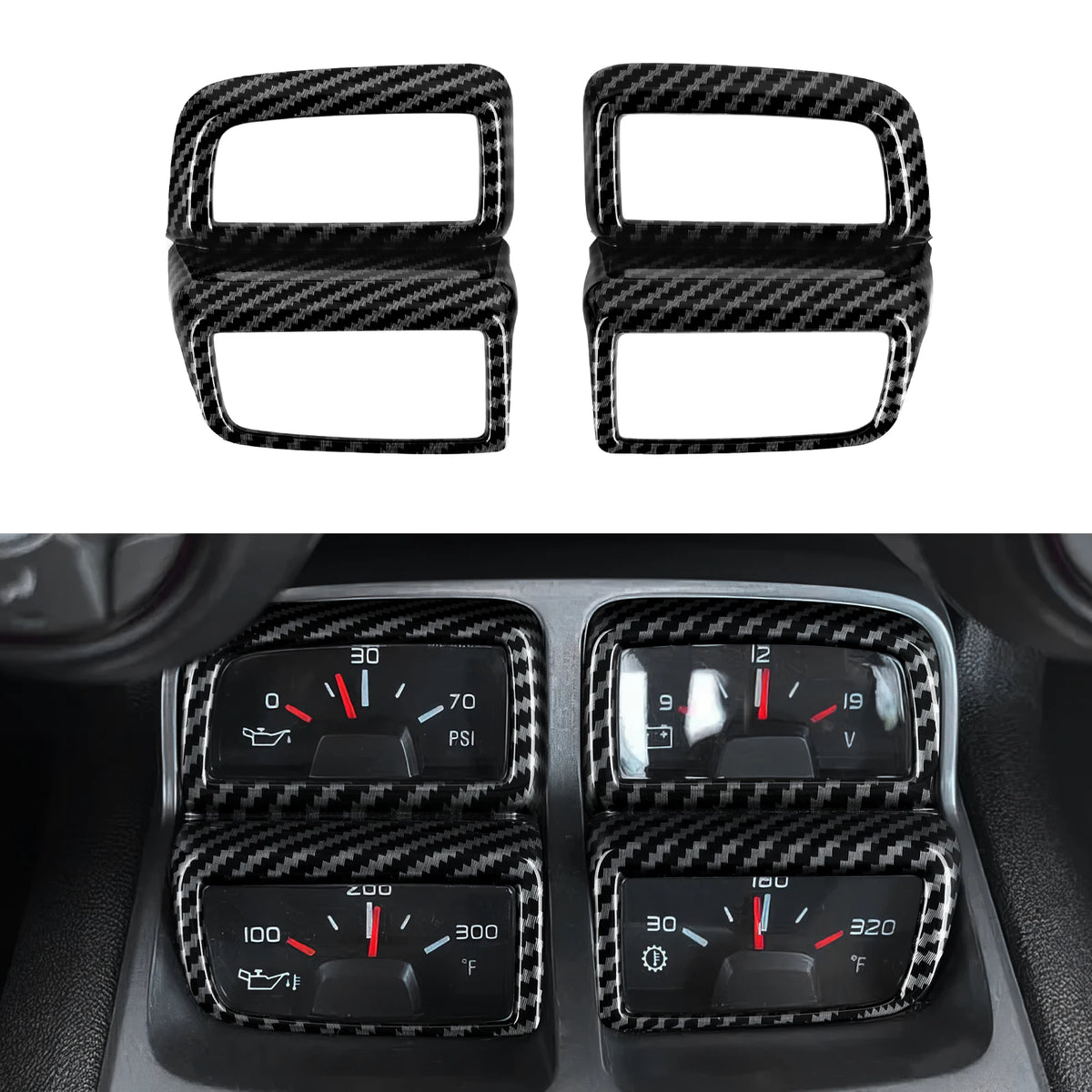 Carbon Fiber Center Console Gear Shift Panel | Camaro