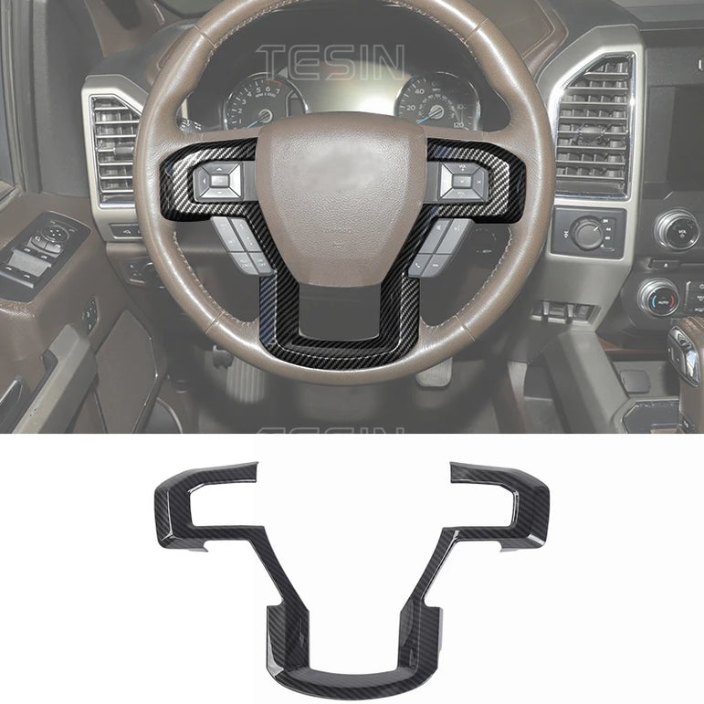 F-150 Center Console Carbon-Fiber Trim (2015–2020 Fitment)