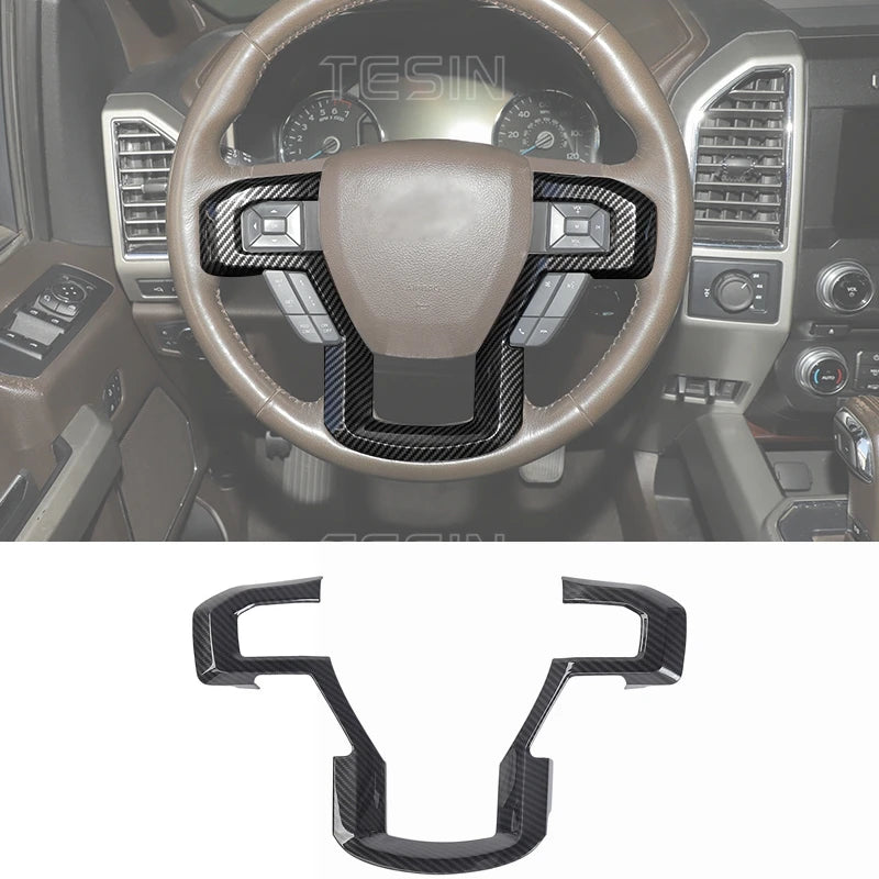 F-150 Center Console Carbon-Fiber Trim (2015–2020 Fitment)