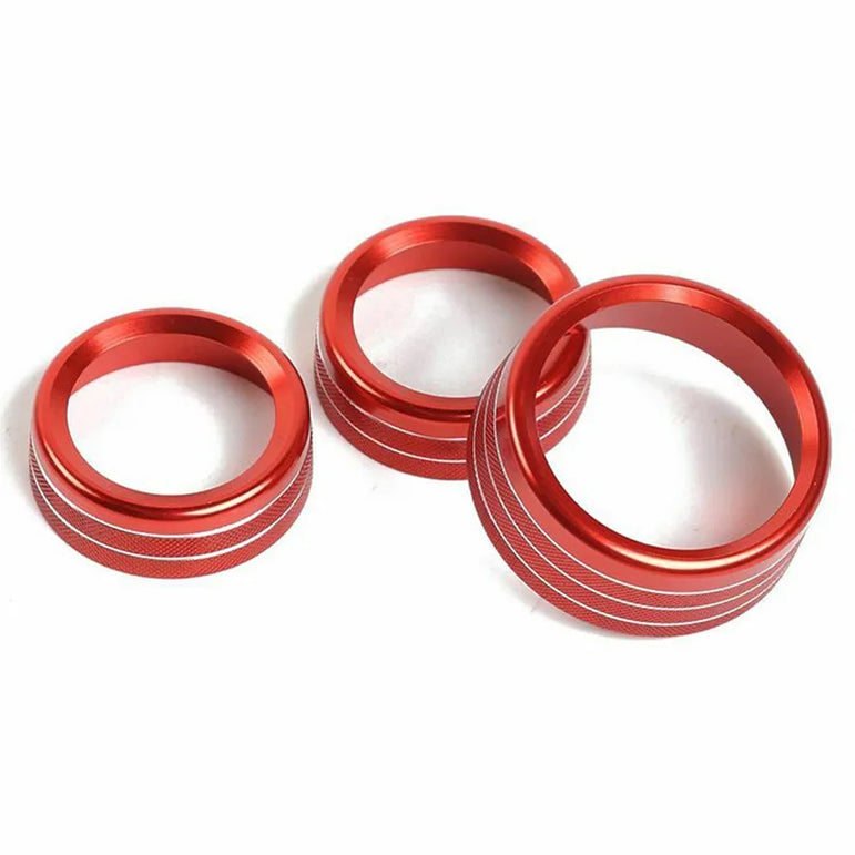 Challenger / Charger A/C + Radio Knob Covers (3pc)