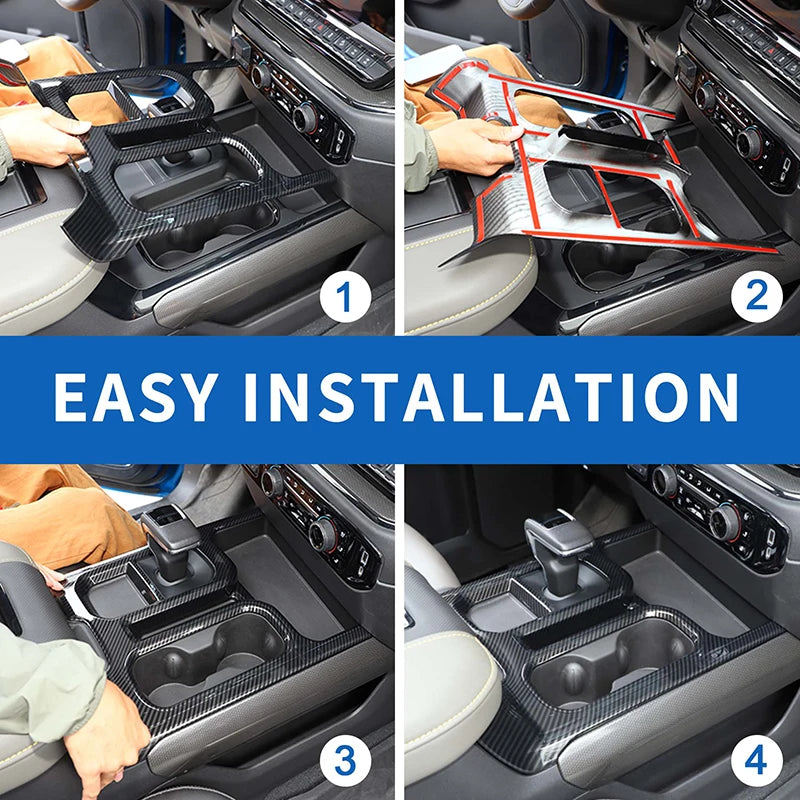 Carbon Fiber Interior Décor Covers | Silverado 2022–2026