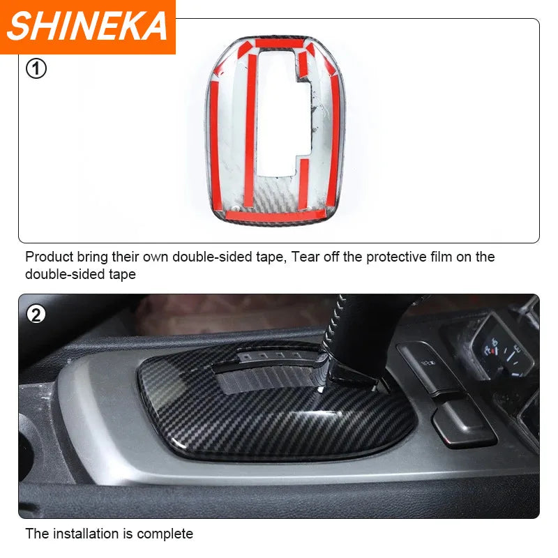 Carbon Fiber Gear Shift Panel Cover | Camaro 2010–2015