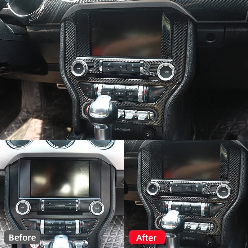 Carbon Fiber GPS Navigation Trim Frame | Mustang GT 2015–2021