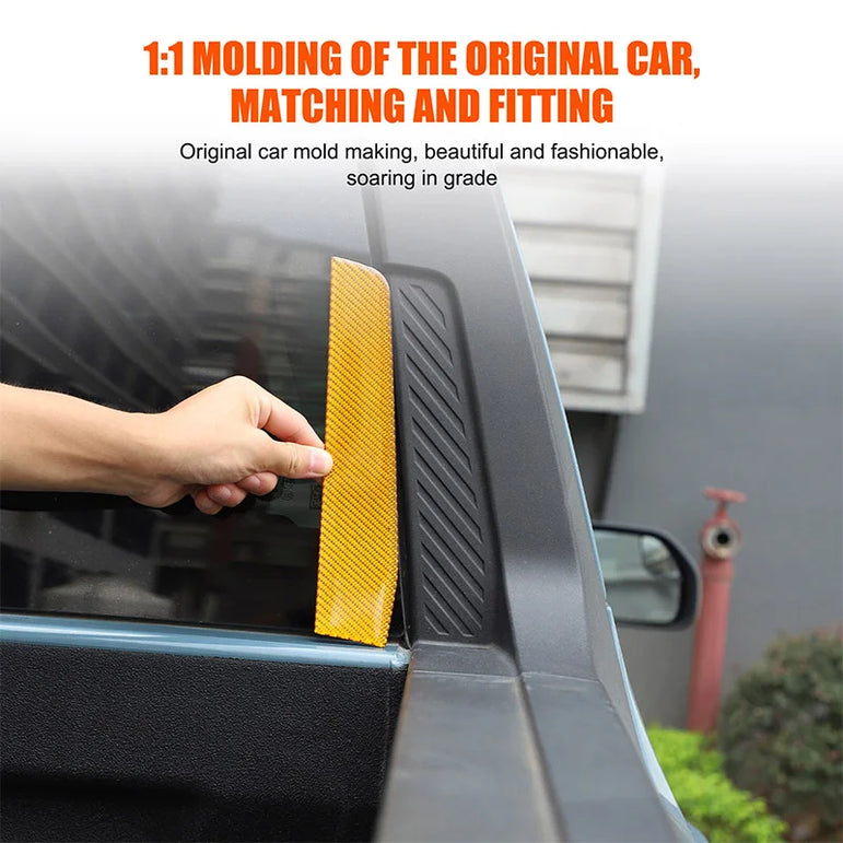 Carbon Fiber Rear Pillar / Spoiler Trim | Maverick 2022–2025