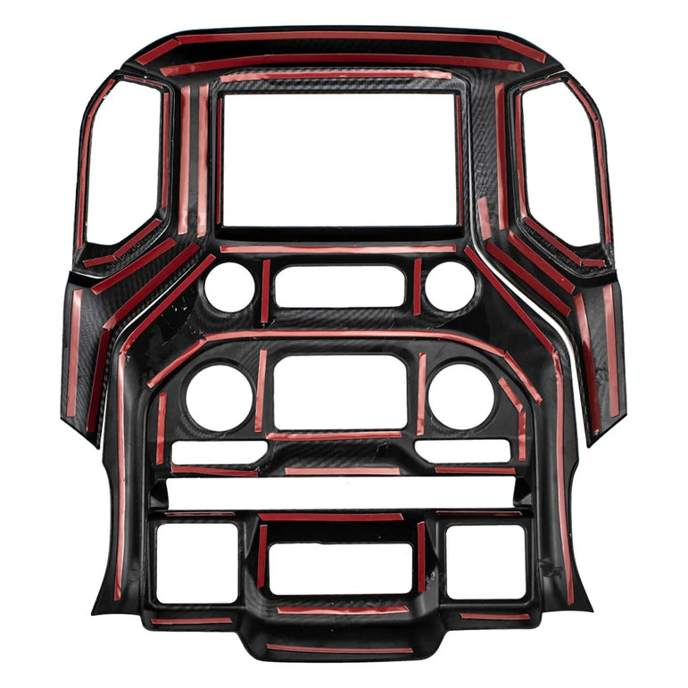 Carbon Fiber Nav Screen Frame + Air Vent Trim | Silverado 2019–2022