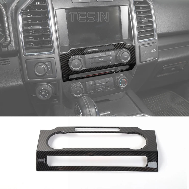 F-150 Center Console Carbon-Fiber Trim (2015–2020 Fitment)