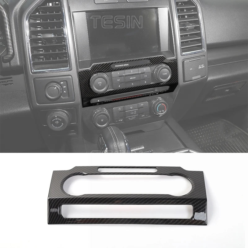 F-150 Center Console Carbon-Fiber Trim (2015–2020 Fitment)