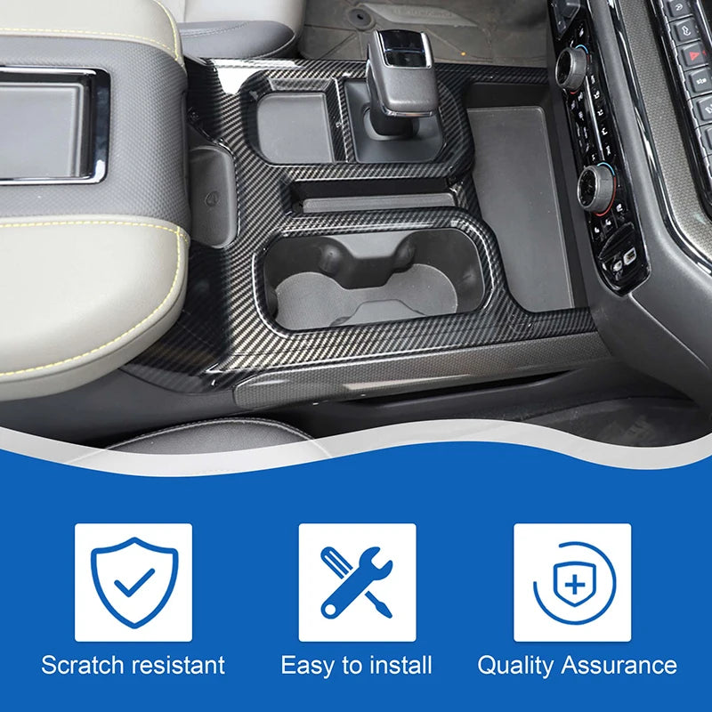 Carbon Fiber Interior Décor Covers | Silverado 2022–2026