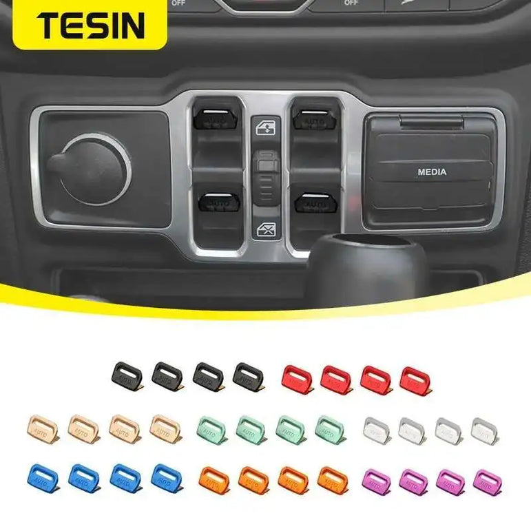 Window Lift Switch Décor Covers | Wrangler JL / Gladiator JT 2018+