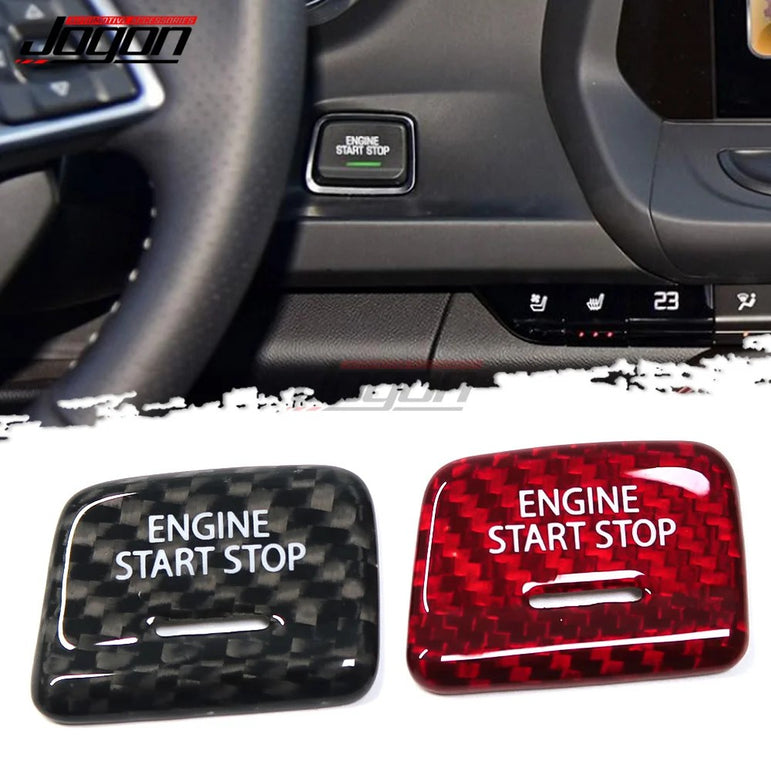 Carbon Start/Stop Push Button Cover | Camaro & Corvette C7