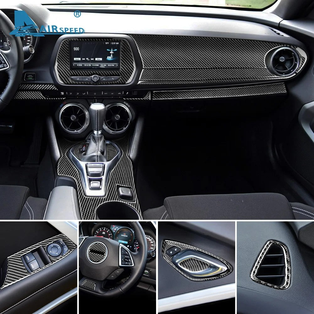 Real Carbon Fiber Interior Trim Set | Camaro 2016–2023