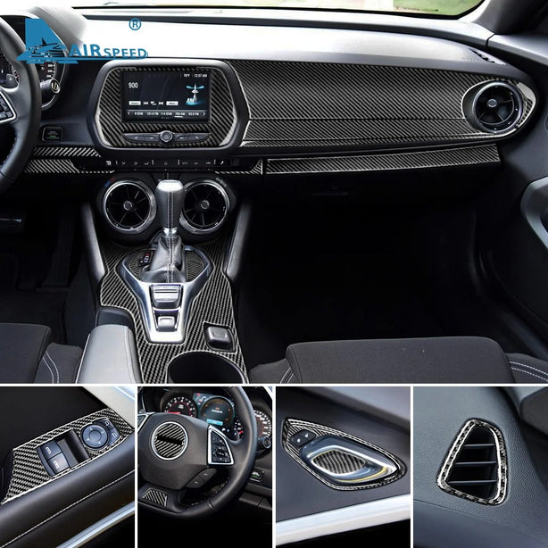 Real Carbon Fiber Interior Trim Set | Camaro 2016–2023