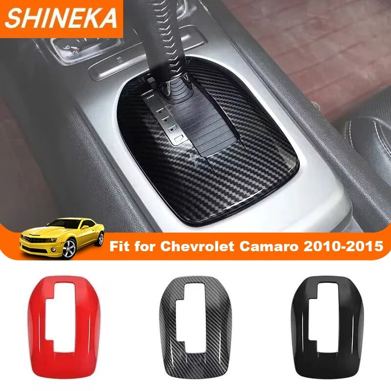 Carbon Fiber Gear Shift Panel Cover | Camaro 2010–2015