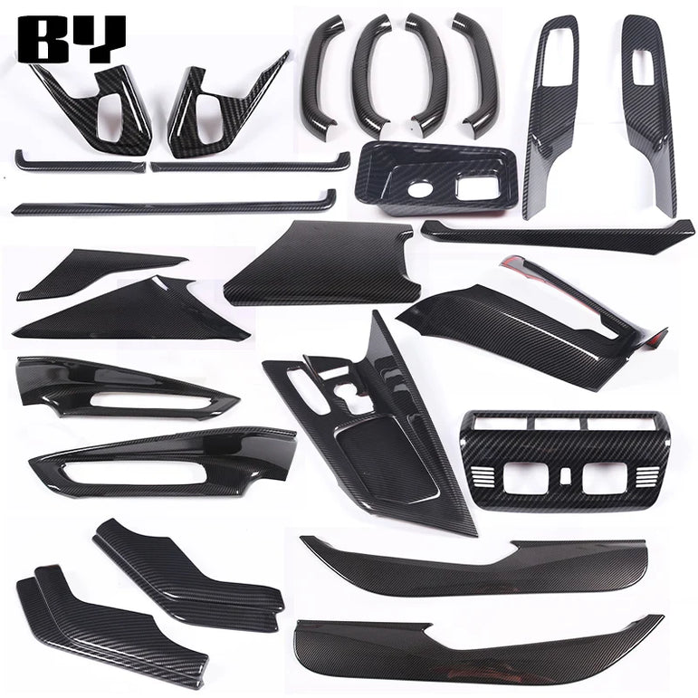 Carbon Fiber Console & Armrest Trim Kit | Corvette C8 2020–2024