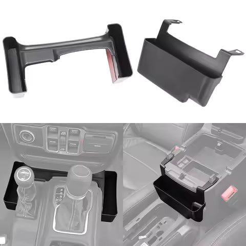 Gear Shift Storage Tray / Armrest Organizer | Wrangler JL / Gladiator JT 2018–2026