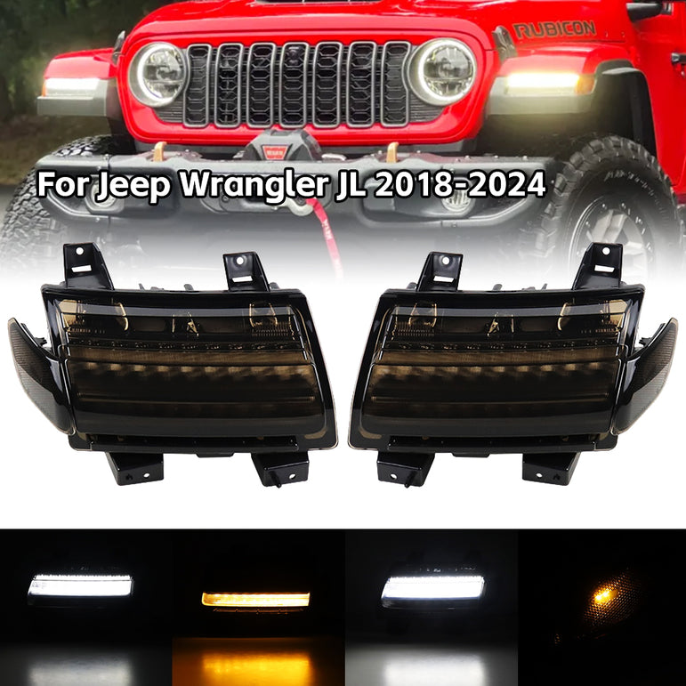 LED Fender / Side Marker Lights (DRL + Turn) | Wrangler JL 2018–2025