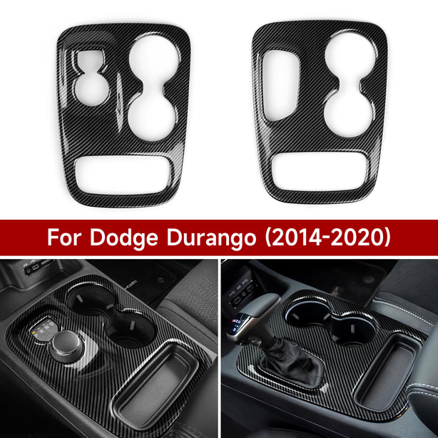 Carbon Fiber Gear Shift Panel Cover | Durango 2014–2020