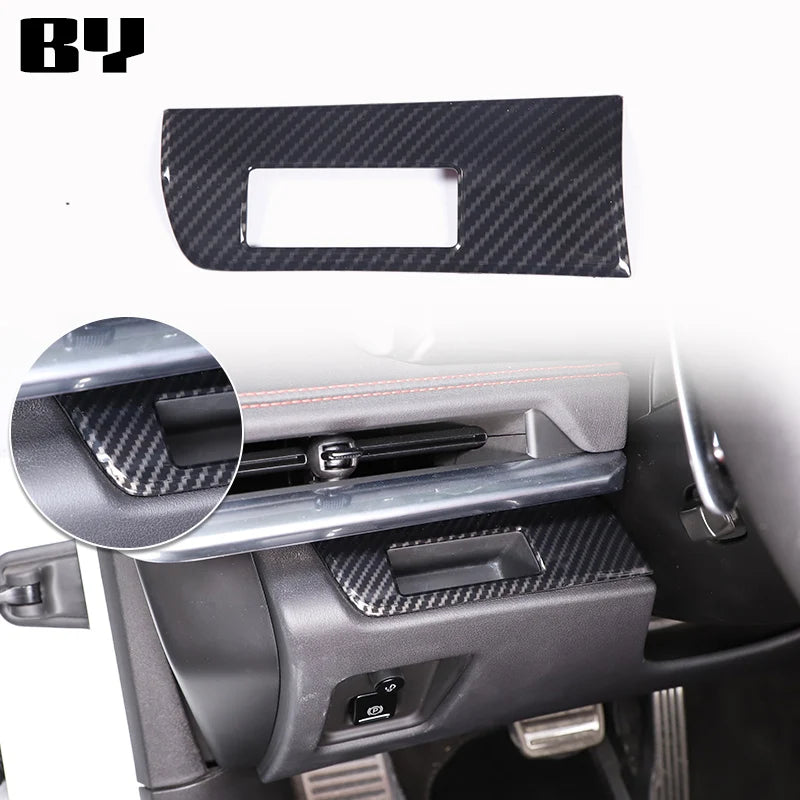 Lower dash park-brake panel